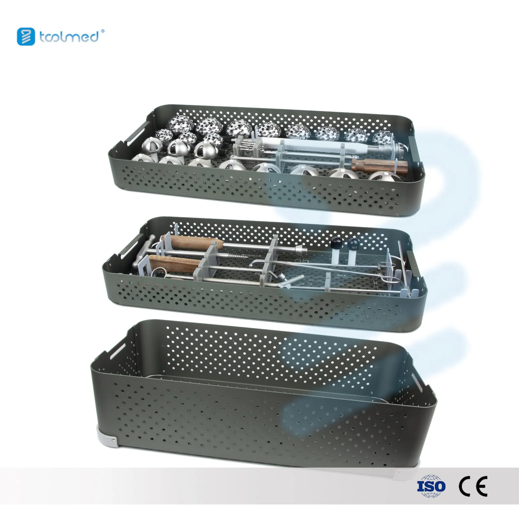 Acetabular Cup Total Hip Arthroplasty Instrument Set Stainless Steel Acetabulum Instruments