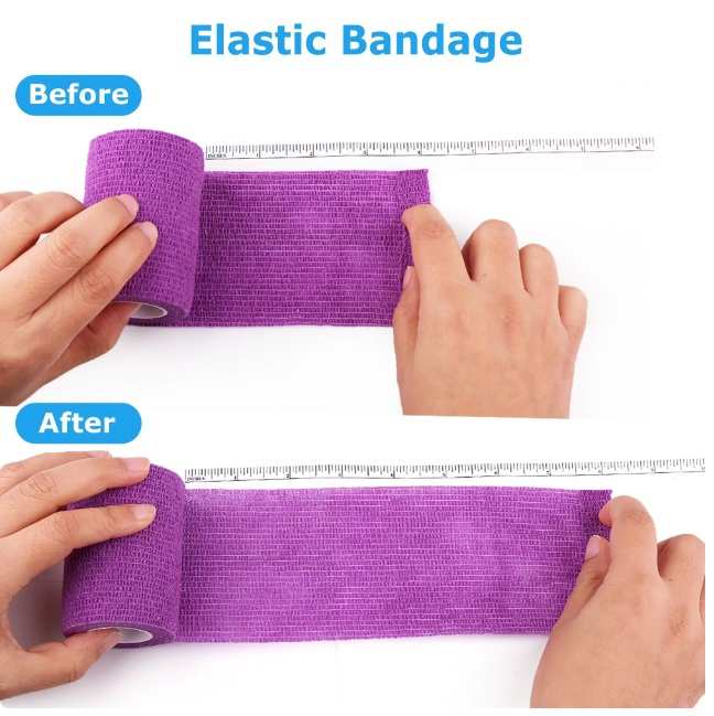 Versatile Self-Adhesive Elastic Bandage Wrap for All Injuries