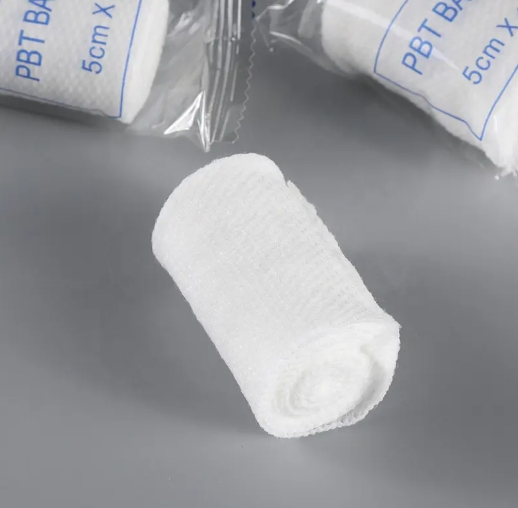 PBT Elastic Bandage for Sports Injury Recovery and First Aid Fixation