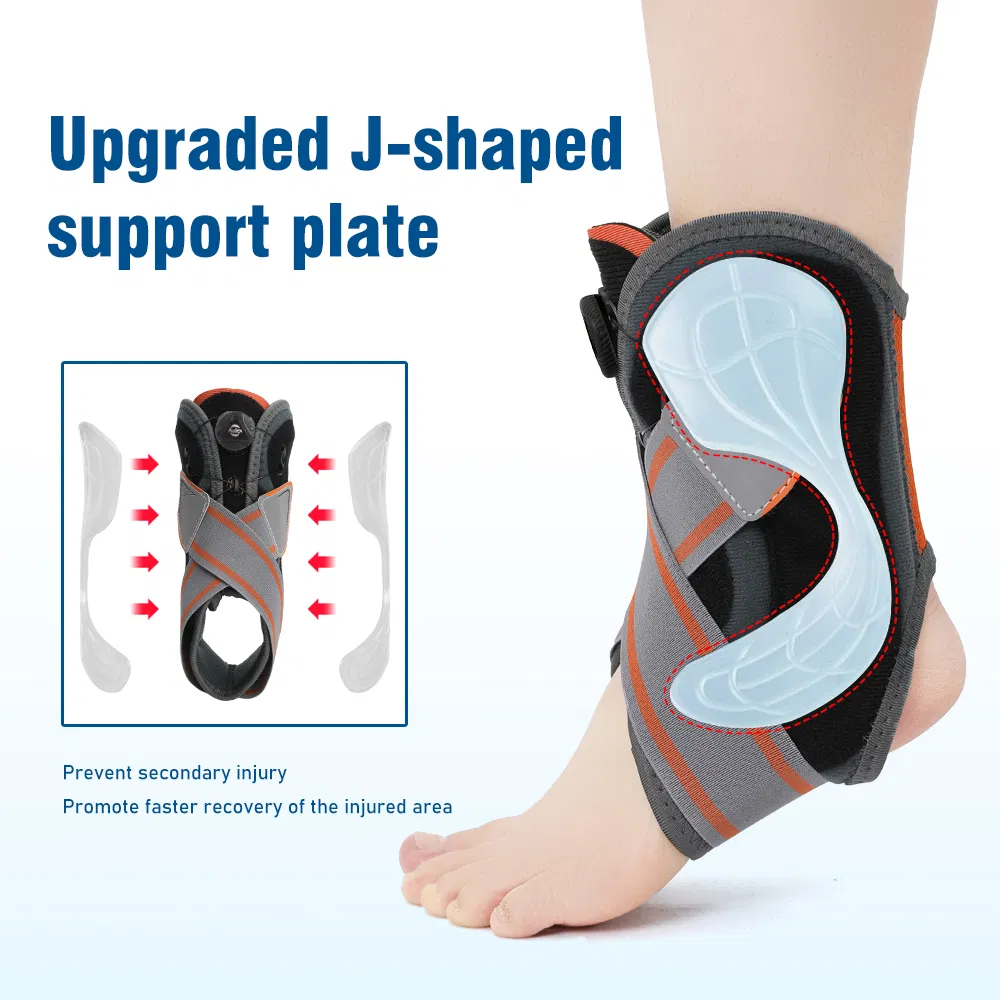 Knob - Adjustable Cross - Compression Ankle Brace - Sports Protection &amp; Injury Recovery