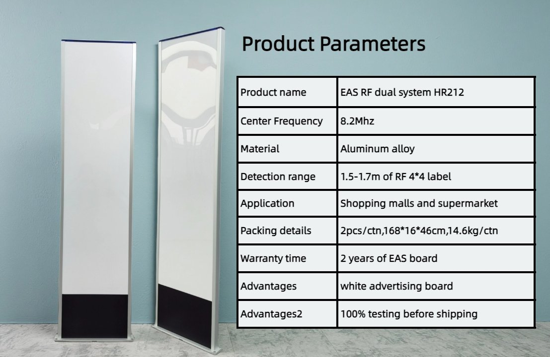 RF 8.2 MHz EAS Security System Anti-Theft Gate Reader Shoplifting Prevention Devices