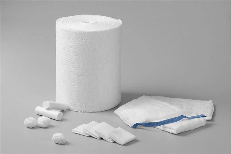 Gauze Bandage with Woven Edge Wholesale Sterile Disposable Cotton Gauze for Clinics