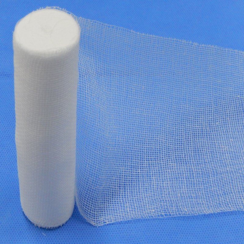 Absorbent Hemostyptic Gauze Bandage 100% Cotton Gauze Roll for Surgical Dressing Trauma Care Wound Dressing