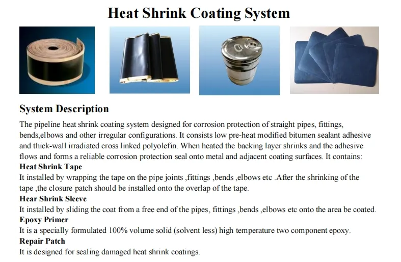 PE Heat Shrink Tape for Jointing