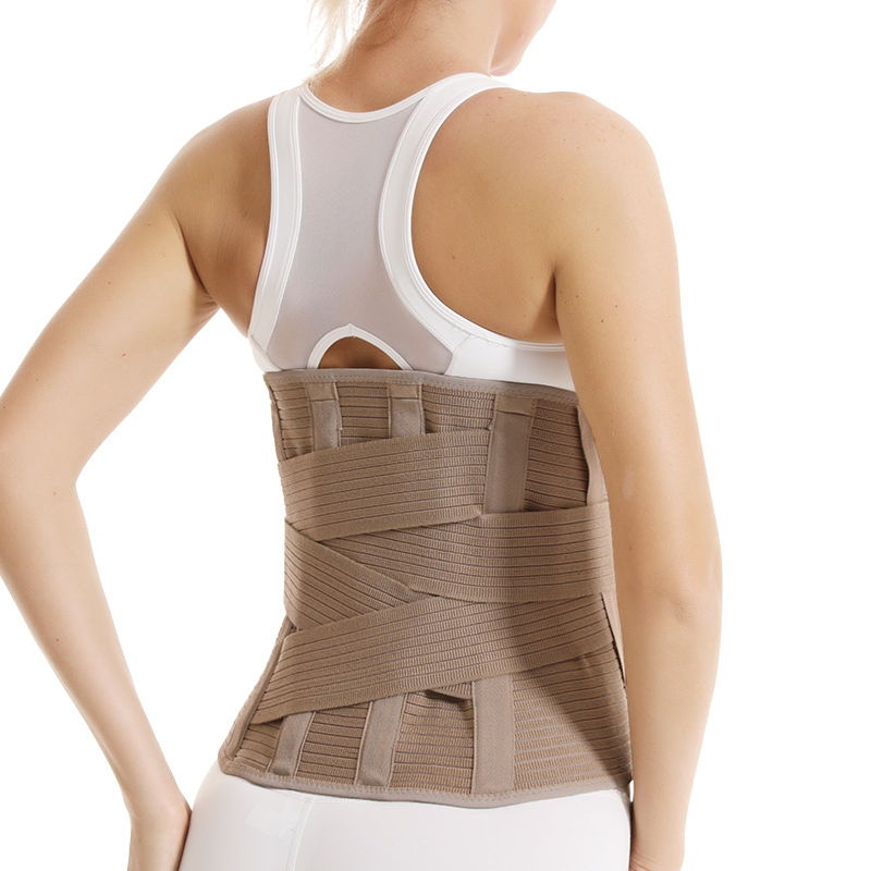 Adjustable Waist Support Wrap with Steel Stabilizers