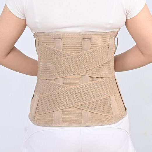 Adjustable Waist Support Wrap with Steel Stabilizers