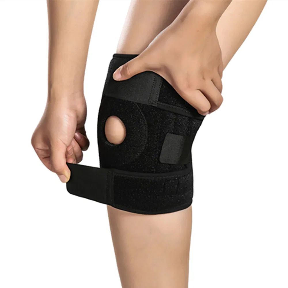 Orthopedic Adjustable Knee Brace with Hinges for Ligament Injury, Meniscus Lesion Rehabilitation and Protection