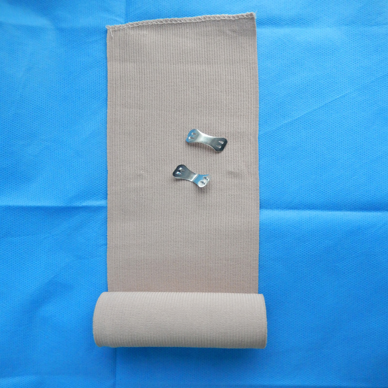 Hospital Product Supply Medical Skin Color Rubber High Elastic Bandage Roll