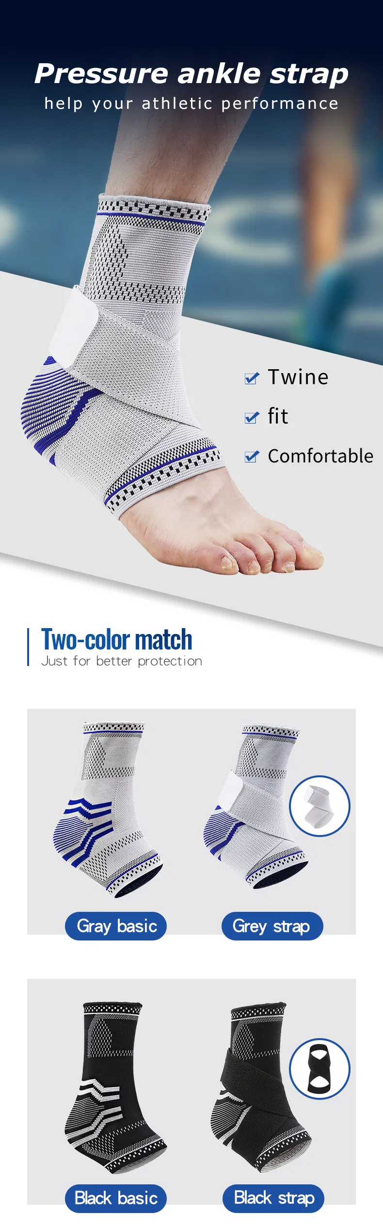 Detailed Ankle Brace View 1