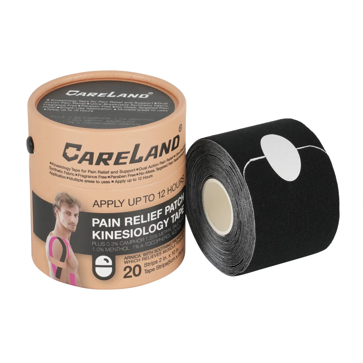 Muscle Recovery Athletic Injury Therapeutic Fabric Kinesiology Tape for Sports