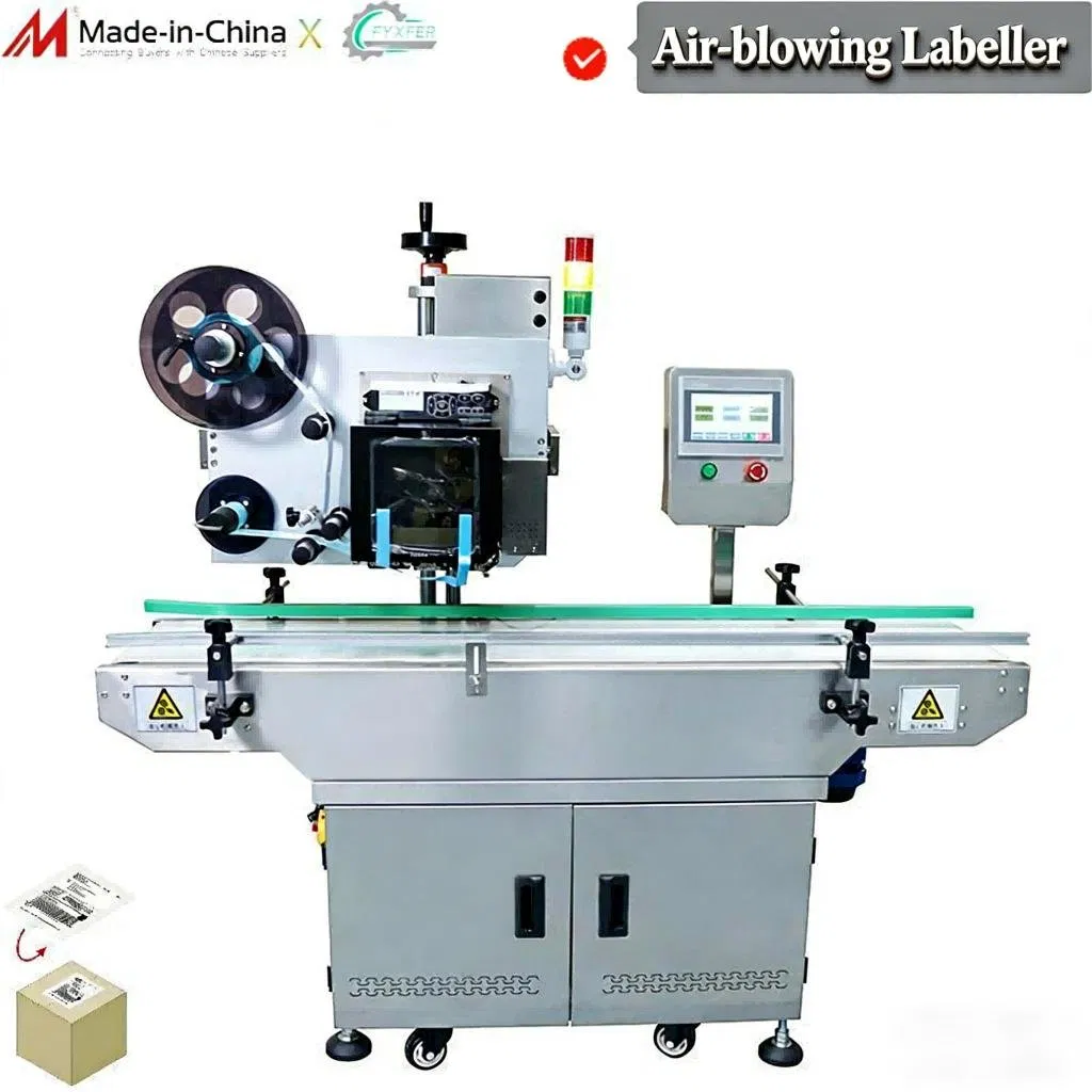 Fyxfer Turnkey Air Blow Labeling Solution with Full Technical Support