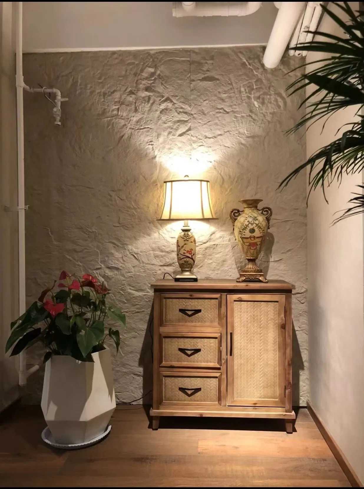 China Goods Decoration Material Building Material Porino Granite Mcm Stone Wall Panel