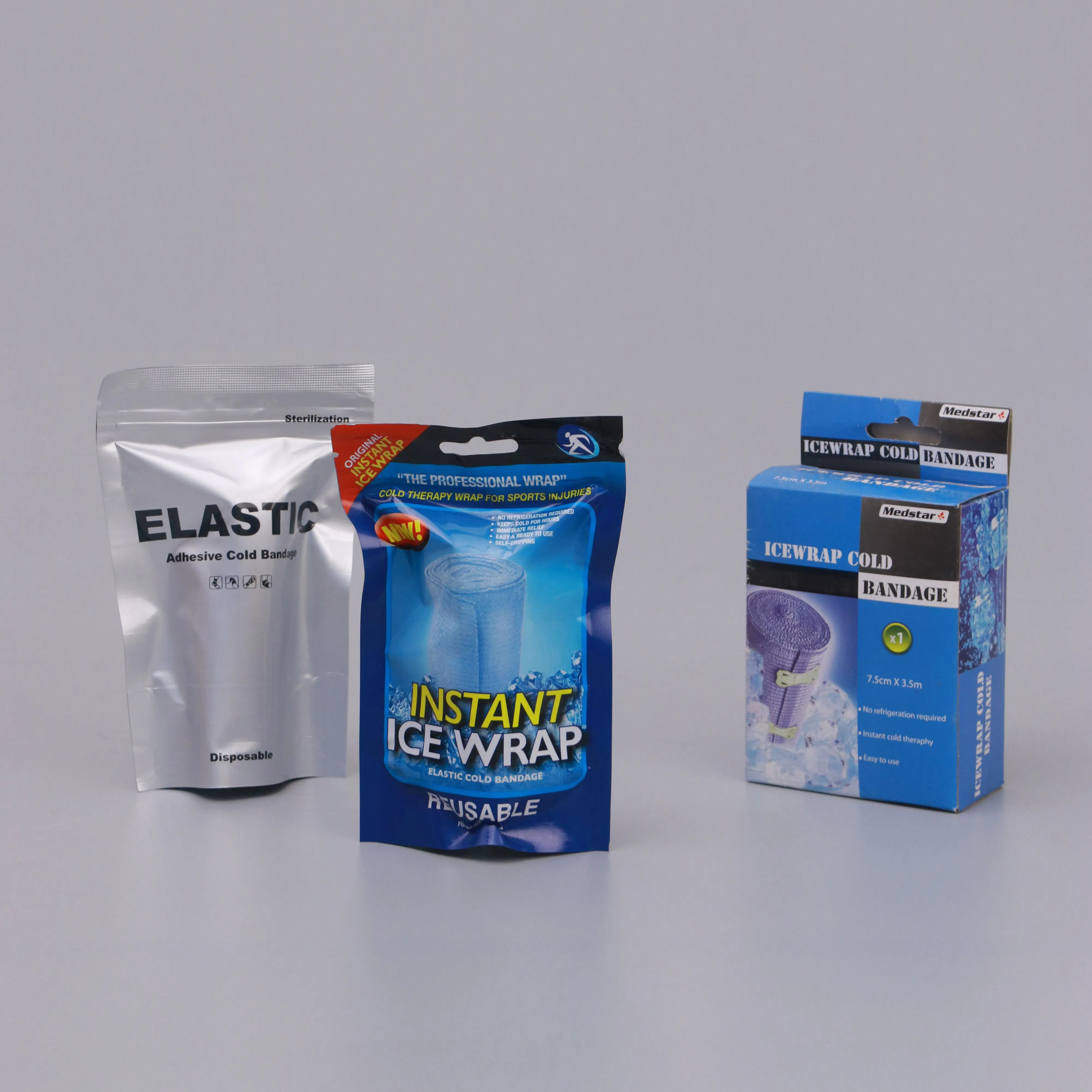 Ankle Ice Pack Wrap for Injuries Reusable- Foot Ice Pack, Stretchable Cold Pack Compression Therapy for Plantar Bandage