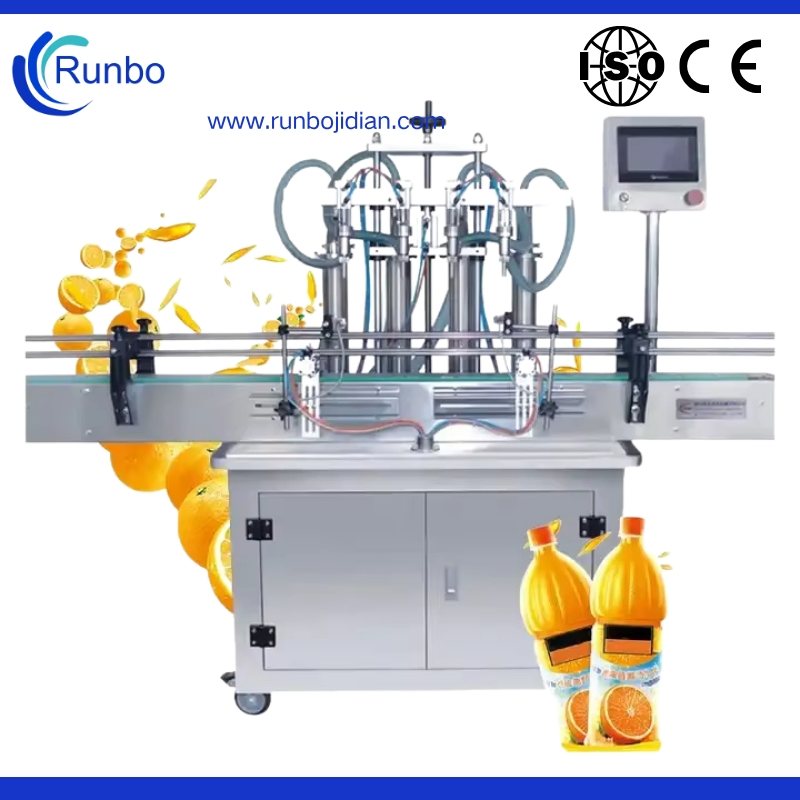 Liquid Filling Solution with Automated Technical Support for Food Applications