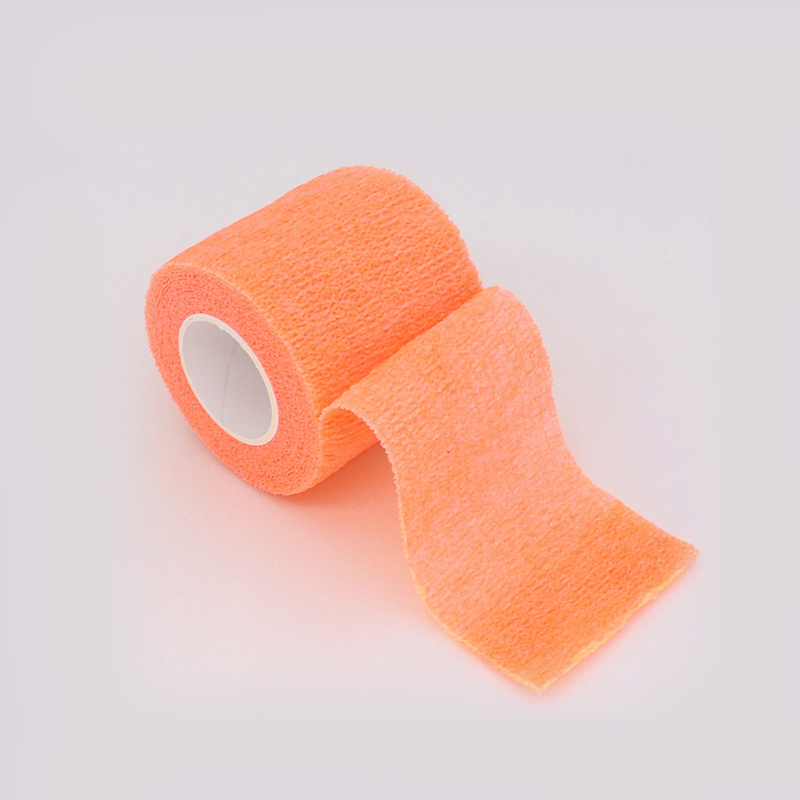 Non-Woven Waterproof Athletic Sports Tape Elastic Self-Adhesive Cohesive Bandage Wrap