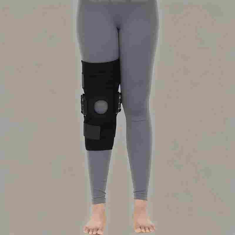 Adjustable Open Patella Hinged Neoprene Knee Support Breathable Knee Brace