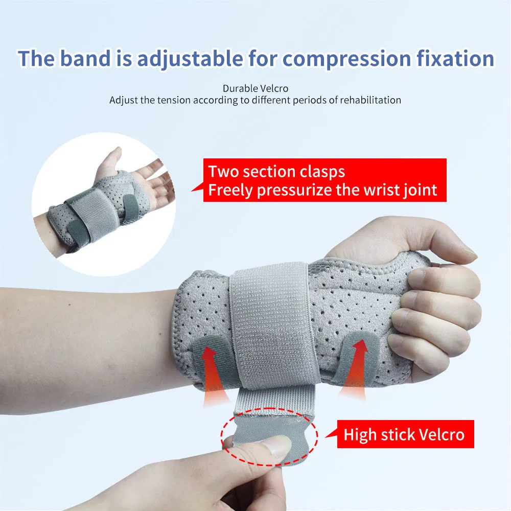 Aluminum Wrist Support Brace Sport Guard for Sprain Tendon Sheath Strain