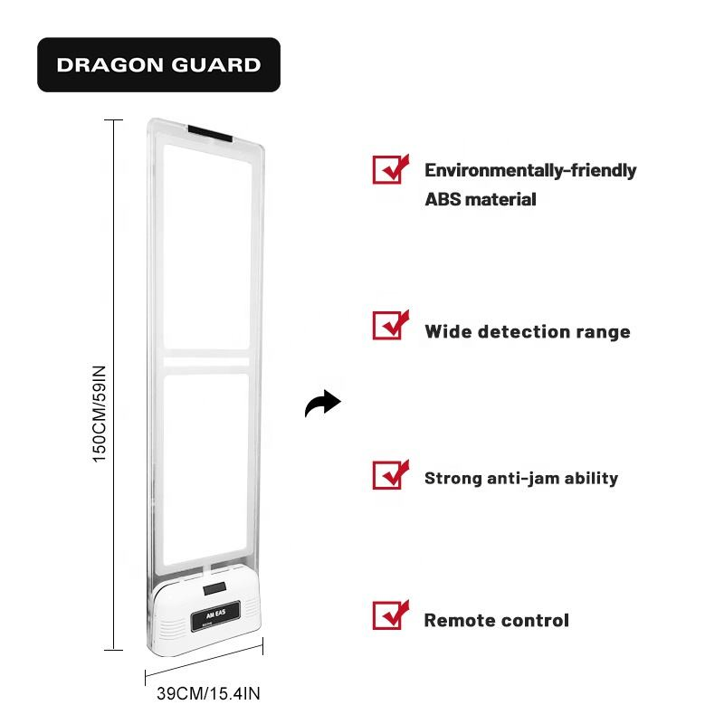 Dragon Guard As4016 Wholesale Acrylic Retail Anti Theft Loss Prevention Shoplifting EAS Anti Theft Antenna System