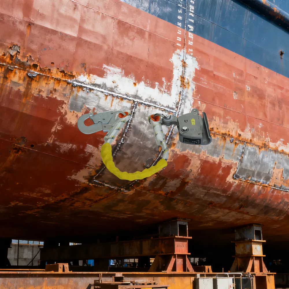 Advanced Fall Arrest System with T-Rail Profiles and Wire Rope Prevention