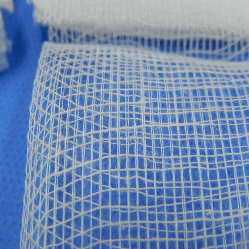 Gauze Bandage with Woven Edge Wholesale Sterile Disposable Cotton Gauze for Clinics