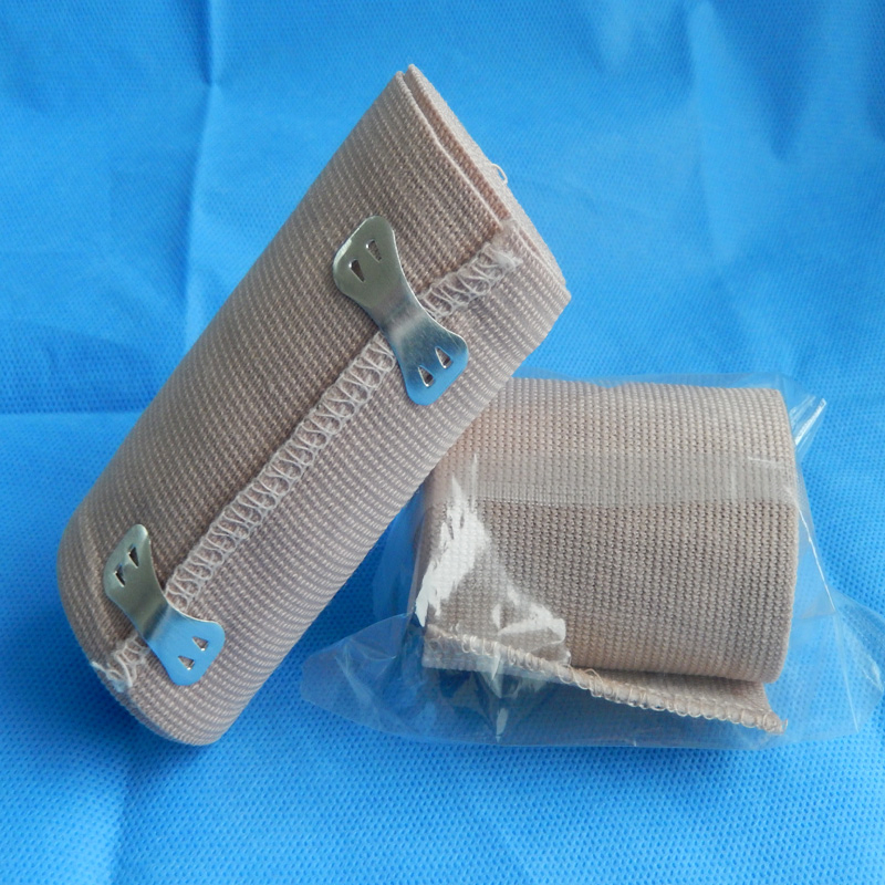 Hospital Product Supply Medical Skin Color Rubber High Elastic Bandage Roll