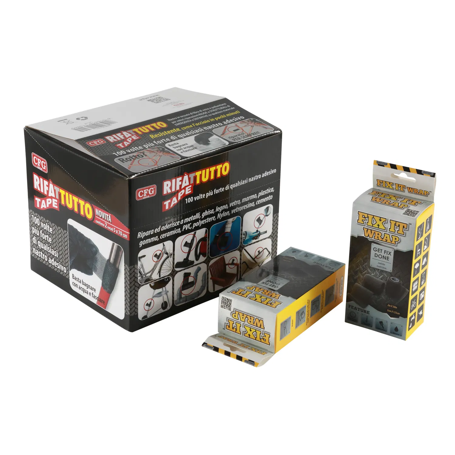 Fibreglass Repair Bandage Leak Sealing Emergency Pipe Repair Tape Fiber Fix Tape