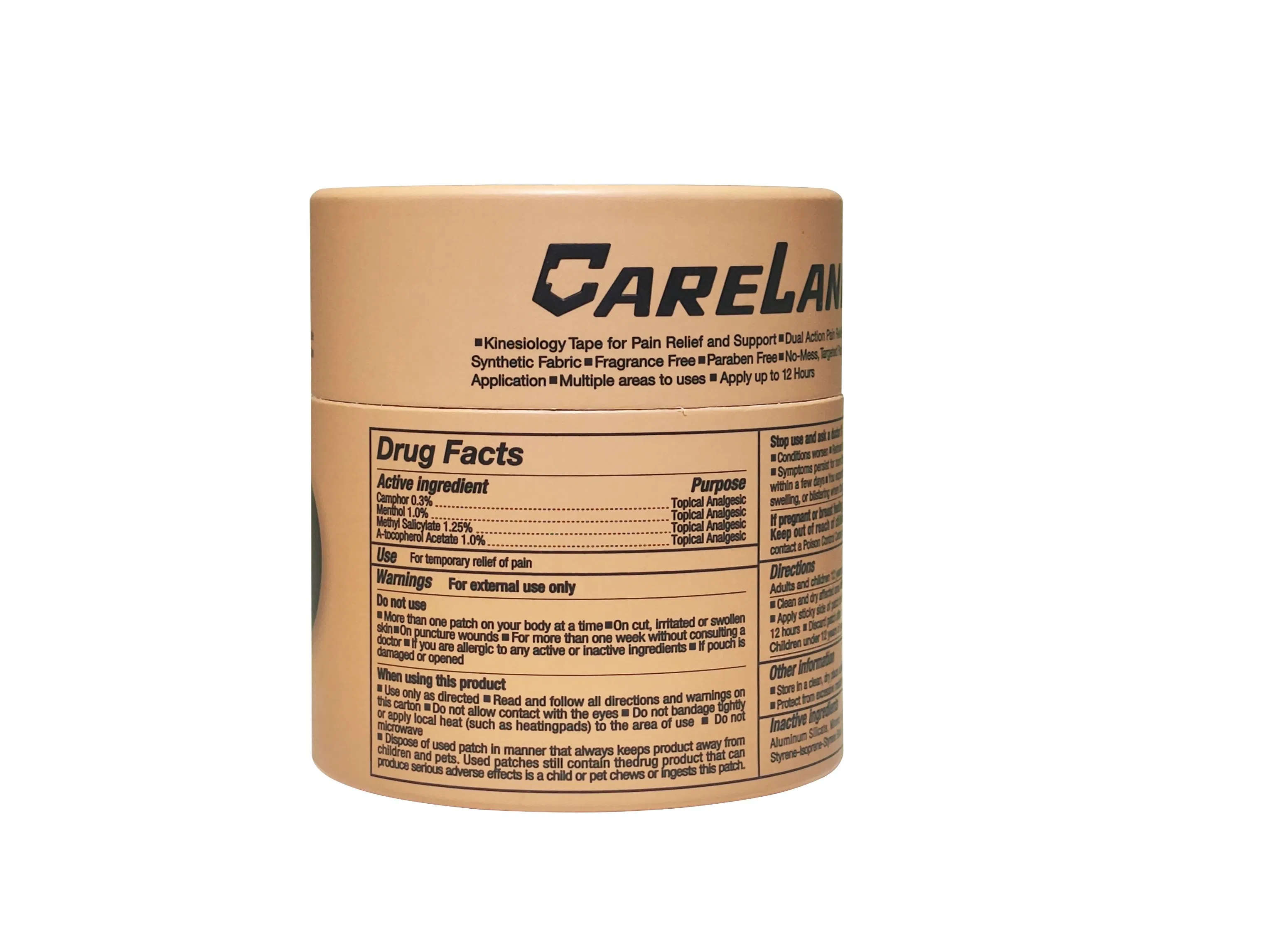 Muscle Recovery Athletic Injury Therapeutic Fabric Kinesiology Tape for Sports