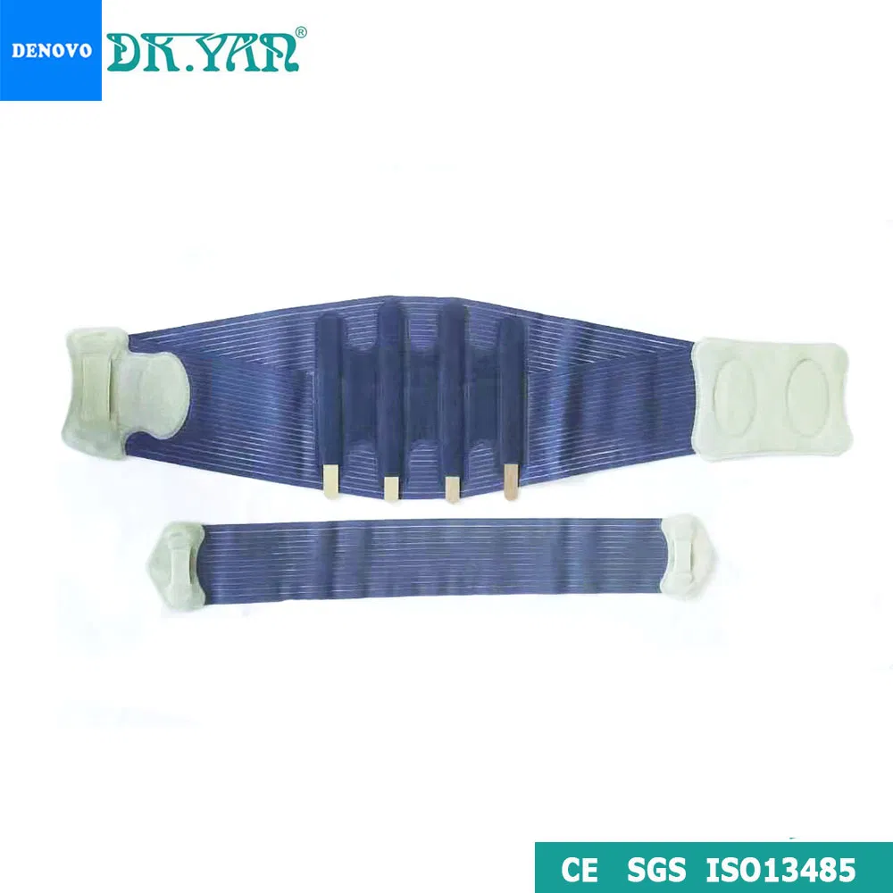 ISO 13485 Adjustable Breadjustable Breathable Heat Compression Back Support