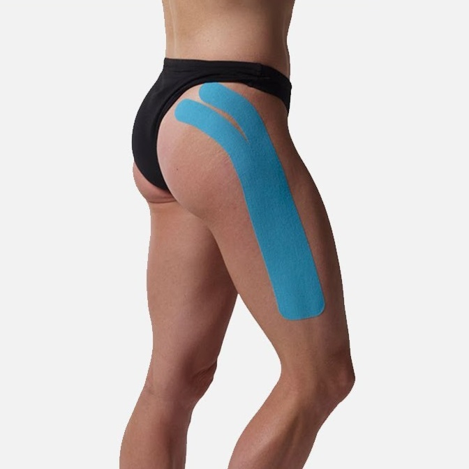 Kinesiology Tape- Therapeutic Tape That's Applied Strategically to The Body to Provide Support, Lessen Pain, Reduce Swelling