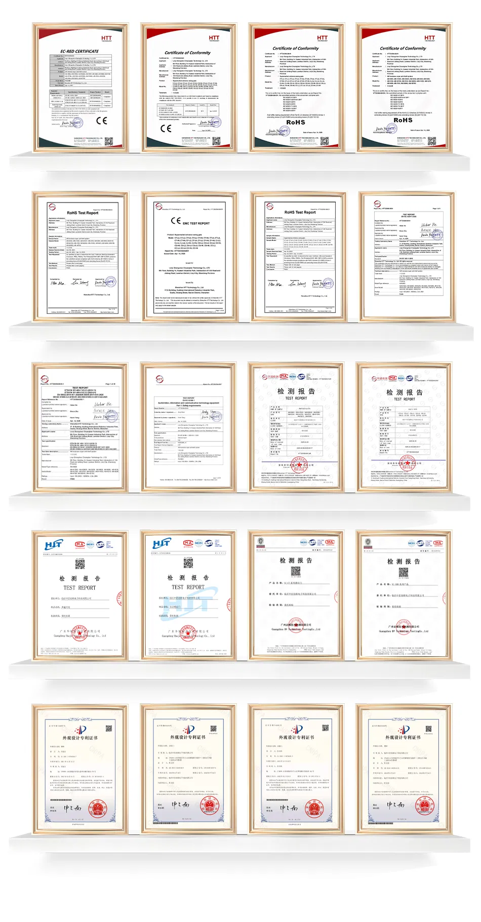 Certificates