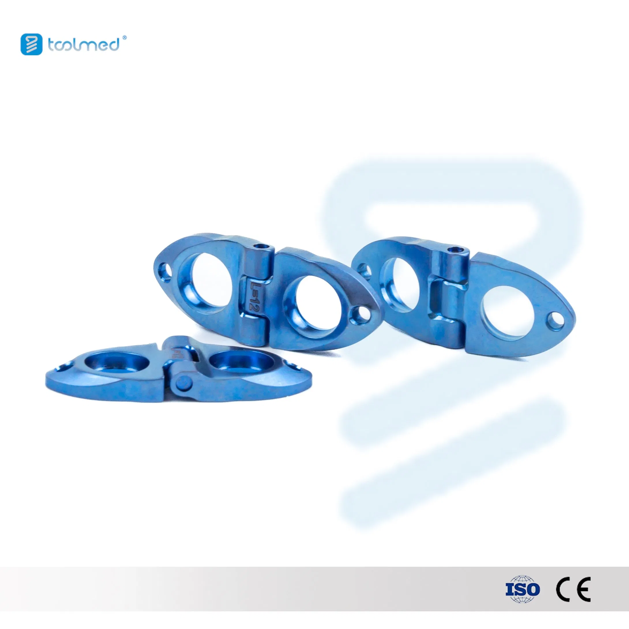 CE/ISO Certified Orthopedic Titanium Trauma Implants 4.5 Pediatric Hinge Locking Plate System Interventional Materials