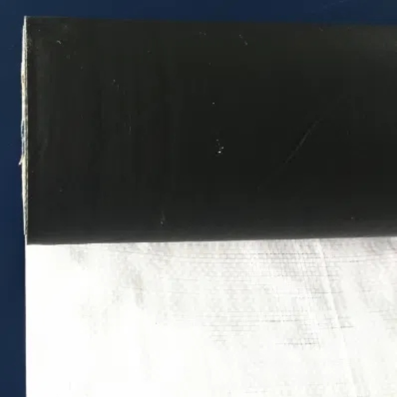 Manufacture Factory Black PE Laminate White Weave Woven Fabric as Package Materials