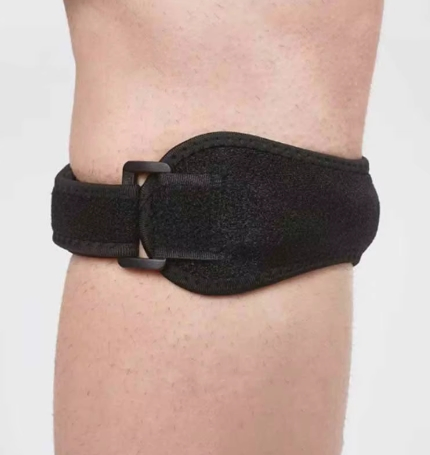 Factory High Quality Adjustable Brace Knee Sleeve Wrap Cap Stabilizer Sports Protection Patellar Belts