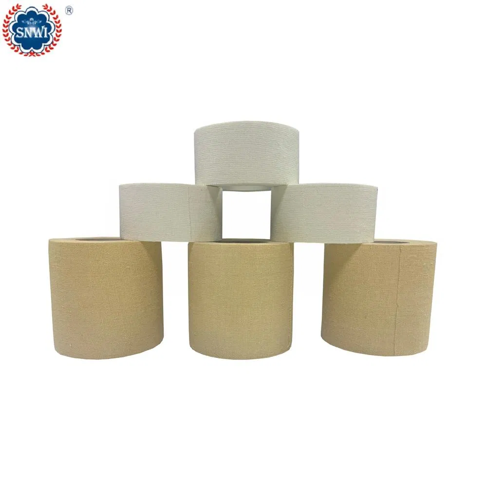 High Quality Surgical Cotton Fabric Medical Disposable Zinc Oxide Adhesive Plaster (Tape)