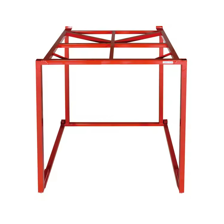 Best-Selling Commercial Warehouse Stackable Portable Demountable Powder Coating Steel Pipe Nestainer Rack