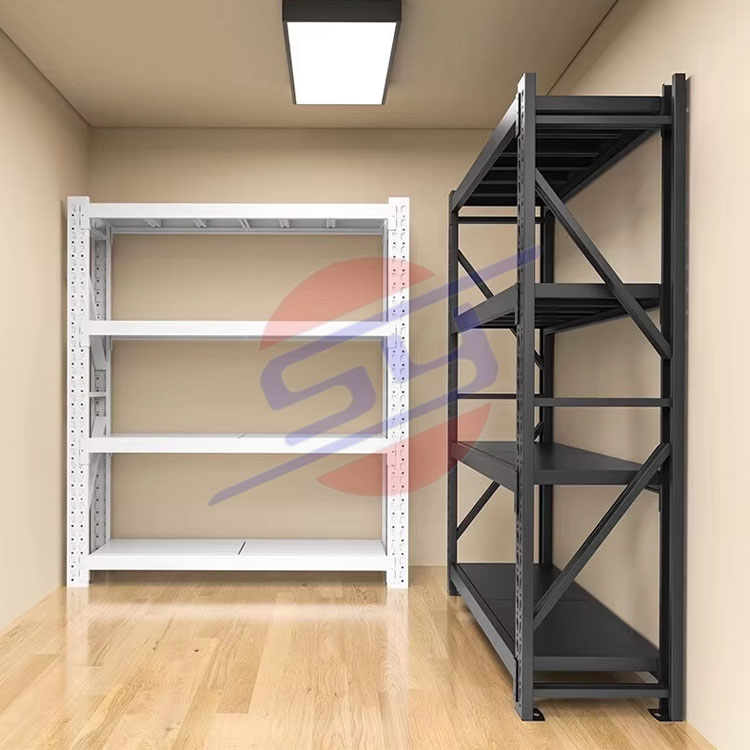 New Design 5 Layer Steel Medium Duty Warehouse Shelves with Free Design Service High Quality Rust Proof Storage Racks