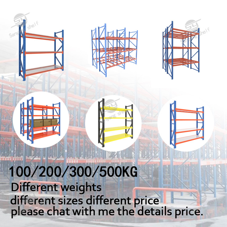 Durable Medium Duty Steel Rack Adjustable Industrial Storage Standing Shelf Display Corrosion Protection Powder Coated Warehouse