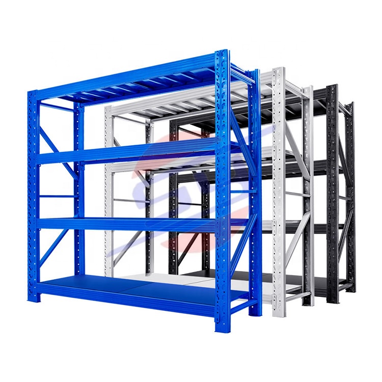 Warehouse Heavy Duty Storage Racking Industrial Thickened Metal Boltless Assembled Pallet Racking Tyre Racking System