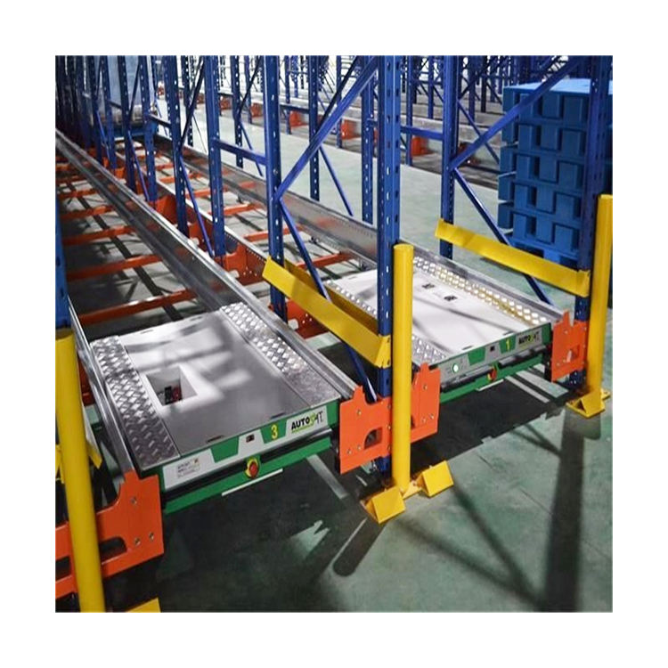 High Density Storage Radio Shuttle Pallet Racking Warehouse Racks Semi-automatic Racking System