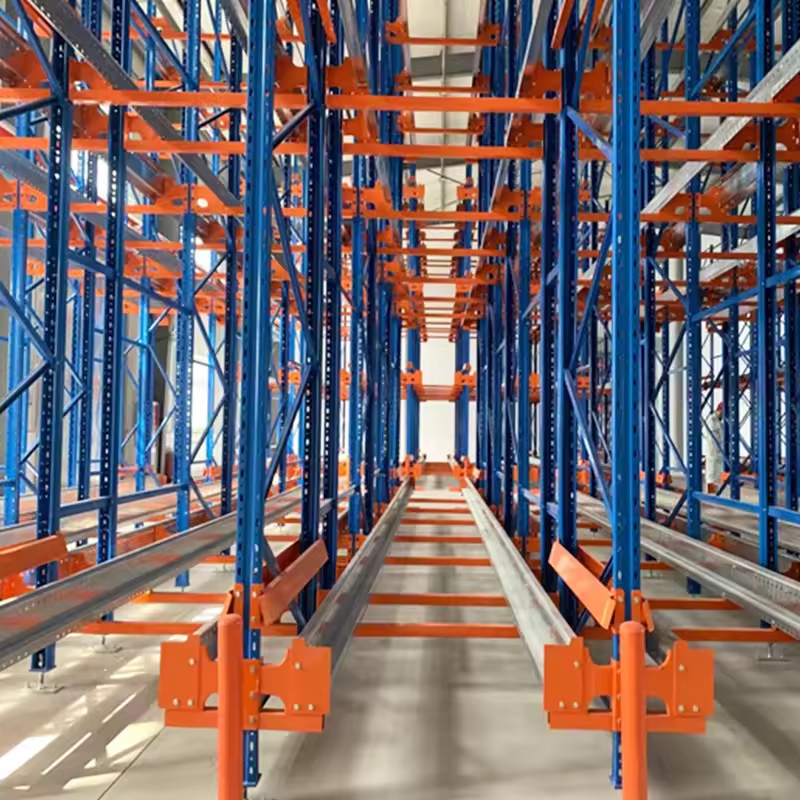 Intelligent Pallet Rack System 4 Way Shuttle Pallet Rack Automated Storage System Shuttle Rack