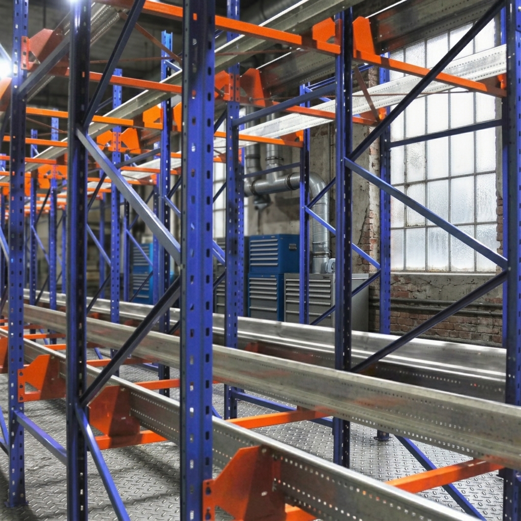 Factory Direct Automated 2 Way Radio Shuttle Rack System Storage Warehouse Steel Shelf Heavy Duty Pallet Racking for Cold Room