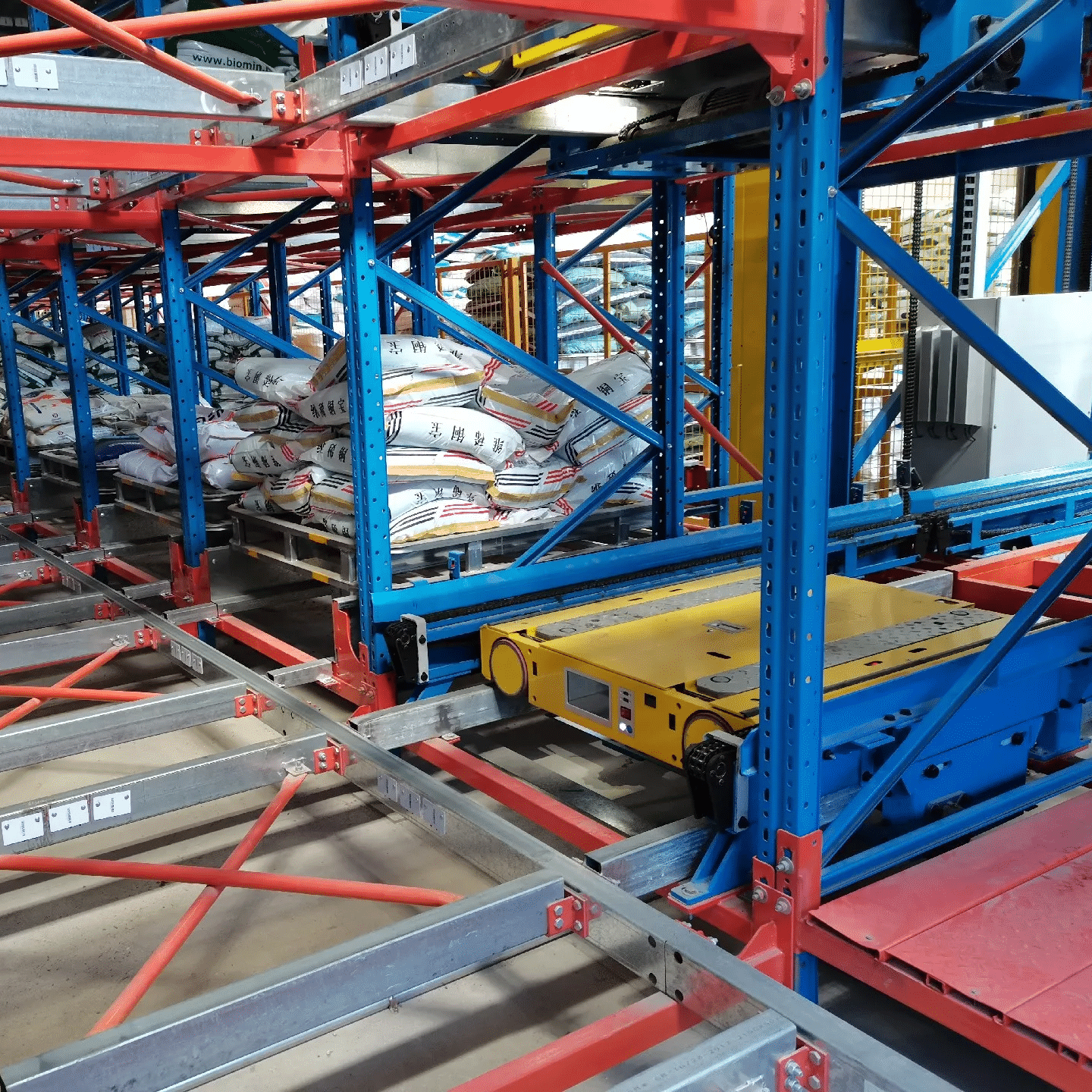 High-grade Electric Storage  Customized OEM High Quality Steel Heavy Duty Automatic Storage System Shuttle Pallet Rack