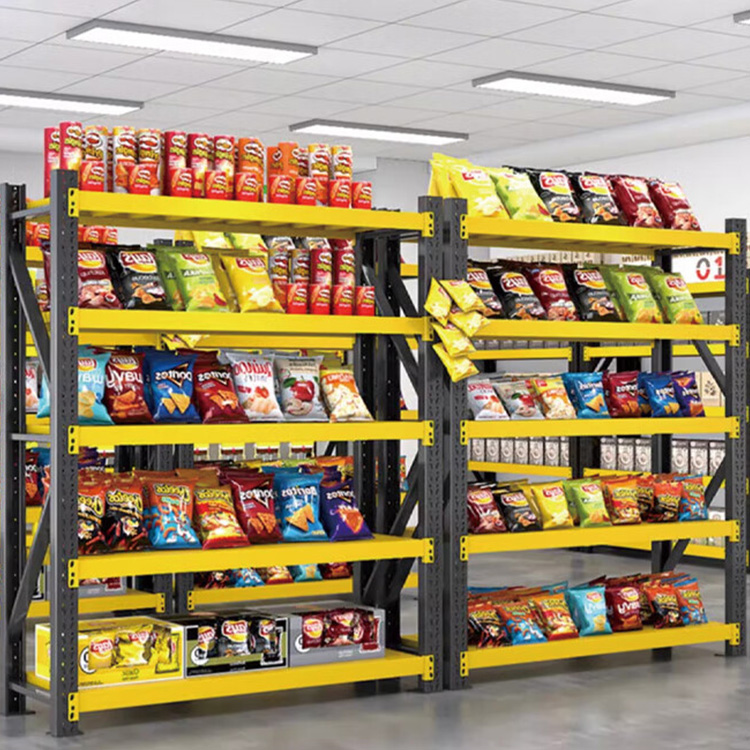 Middle Duty Steel Warehouse Industrial Pallet Storage Shelf Rack 5 Tier Galvanised Metal Garage Shed Shelving Racking Shelf Unit