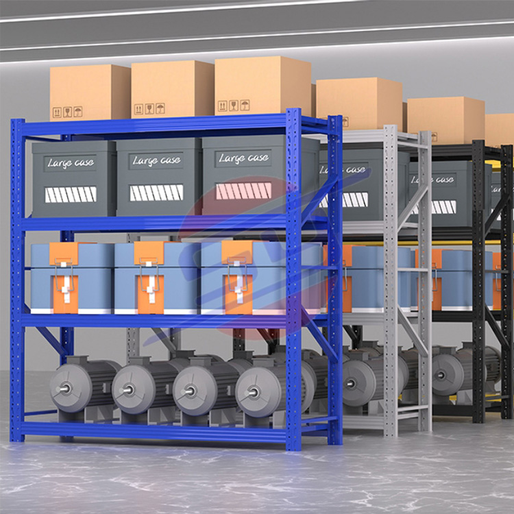 Garage Warehouse Racking Adjustable Storage Stacking Racks Industrial Pallets Steel Metal Racking Shelves