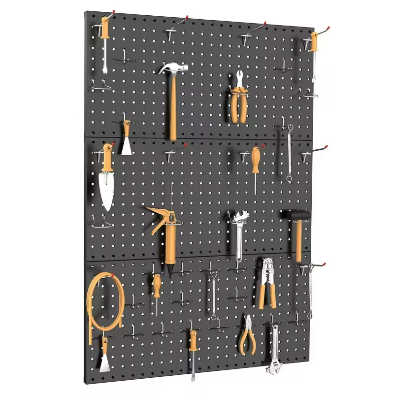 Factory Wholesale Low Priced Perforated Metal Wall Mounted Panels Suitable for Hanging Hardware Tools