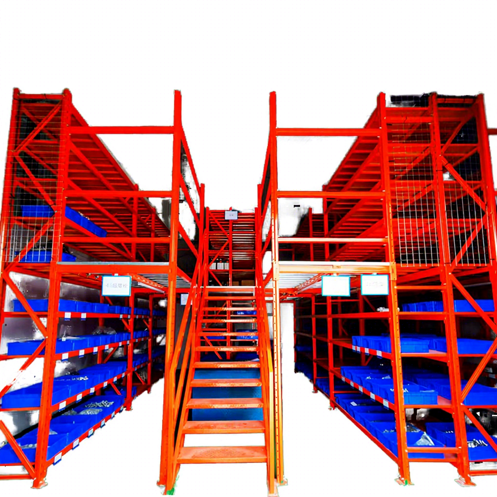 Heavy Duty Mezzanine Steel Shelving System Mezzanine Floor System Multi-level Rack Steel Mezzanine Floor Racking System Platform