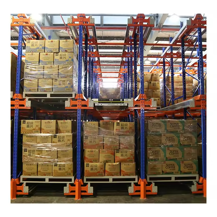 Multi-Level Automatic Warehouse Racking River-Type Pallet Two-way Radio Shuttle Rack for Storage Iron Steel Material