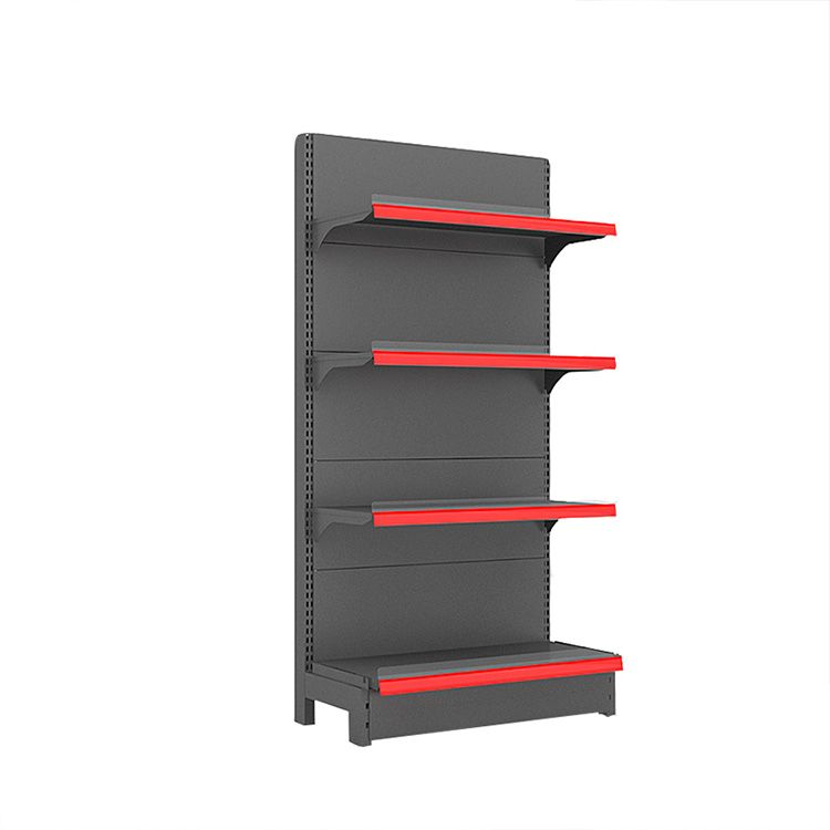 Sanyang Store Single Side Supermarket Racks Lightweight Durable Metallic Shelving in Various Sizes for Shop Display