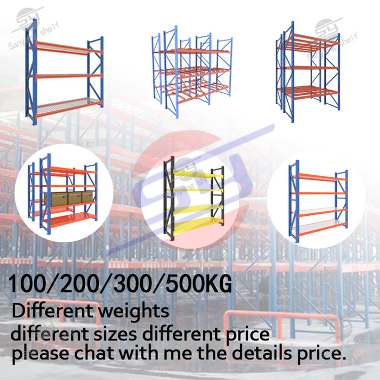 High-quality Storage Metal Shelves Light Weight Shelves Adjustable Garage Shelves Industrial Steel Shelving Units