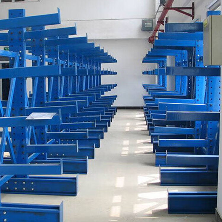 Adjustable Corrosion Protection Steel Pipe Storage Shelf Custom Warehouse Cantilever Rack System Custom Cantilever Shelf